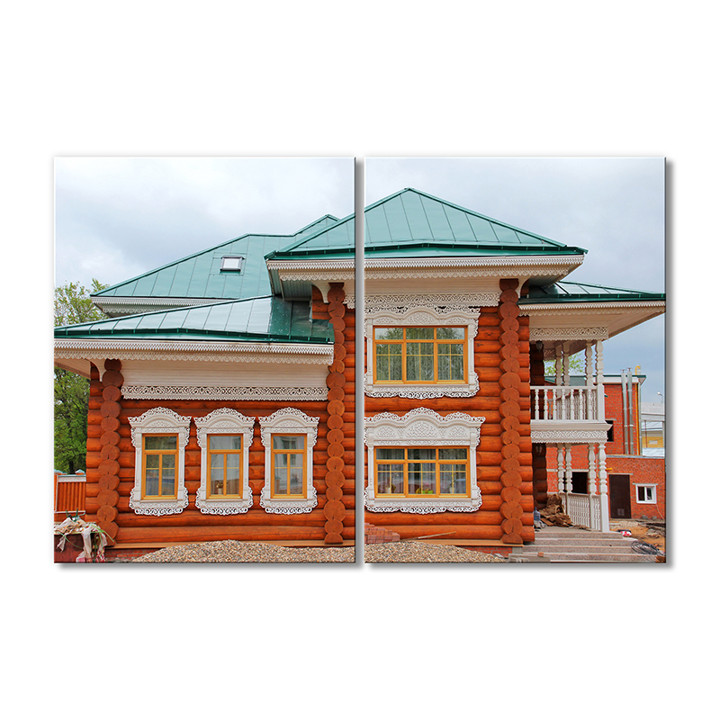 

Модульная картина Artel «Деревянный сруб» 2 модуля 50x75 см