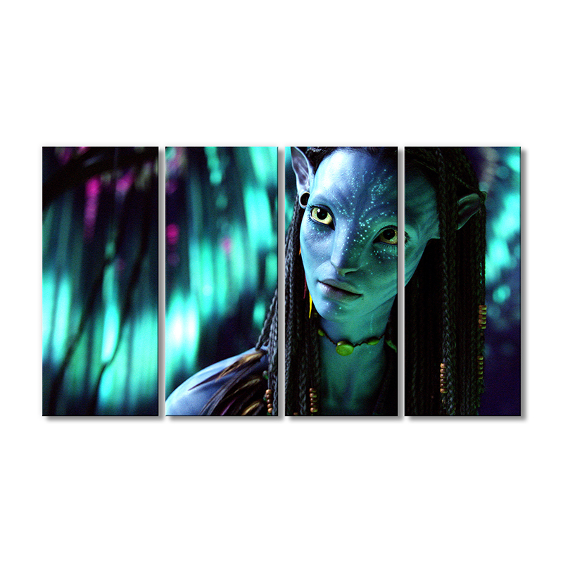 

Модульная картина Artel «Девушка из Аватара» 4 модуля 70x105 см
