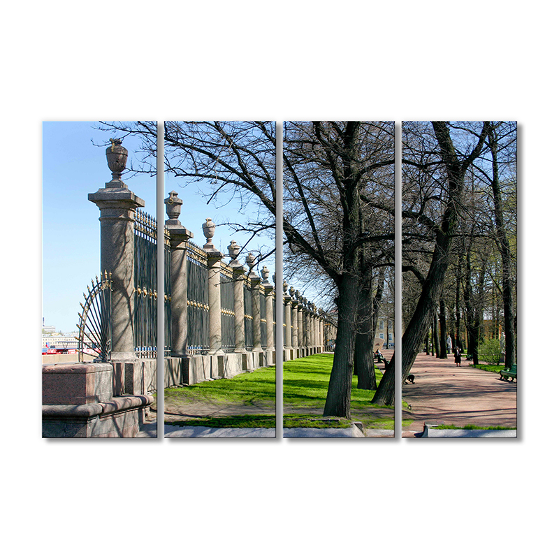 

Модульная картина Artel «Городской парк» 4 модуля 60x90 см