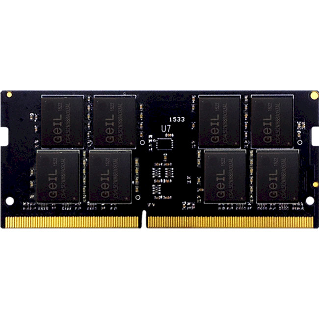 

Оперативная память Geil SODIMM DDR4 2666 MHz 8Gb (GS48GB2666C19SC)
