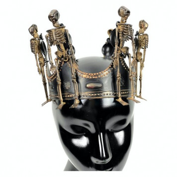 

Корона Король скелетов New Halloween 18-1012BLK-BZ