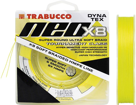 

Шнур Trabucco Dyna-Tex Neo X8 Light Yellow 150 м х 0.10 мм 4.54 кг (054-11-010)