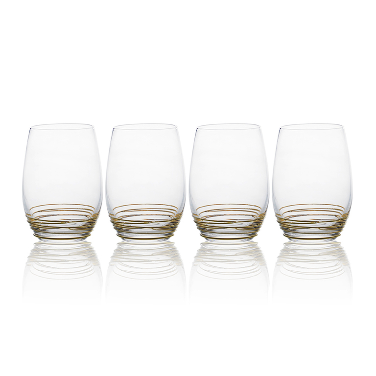 

Стакан высокий Mikasa Swirl gold 5142486