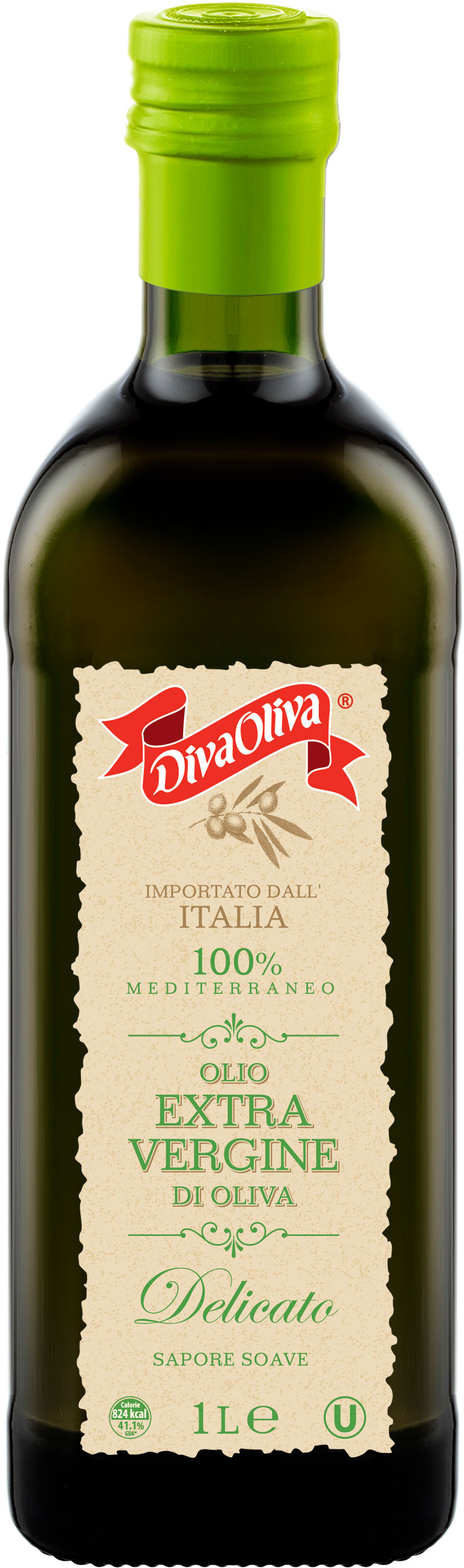 Акция на Оливковое масло Diva Oliva Extra Vergine Delicato 1 л (5060235651052) от Rozetka UA
