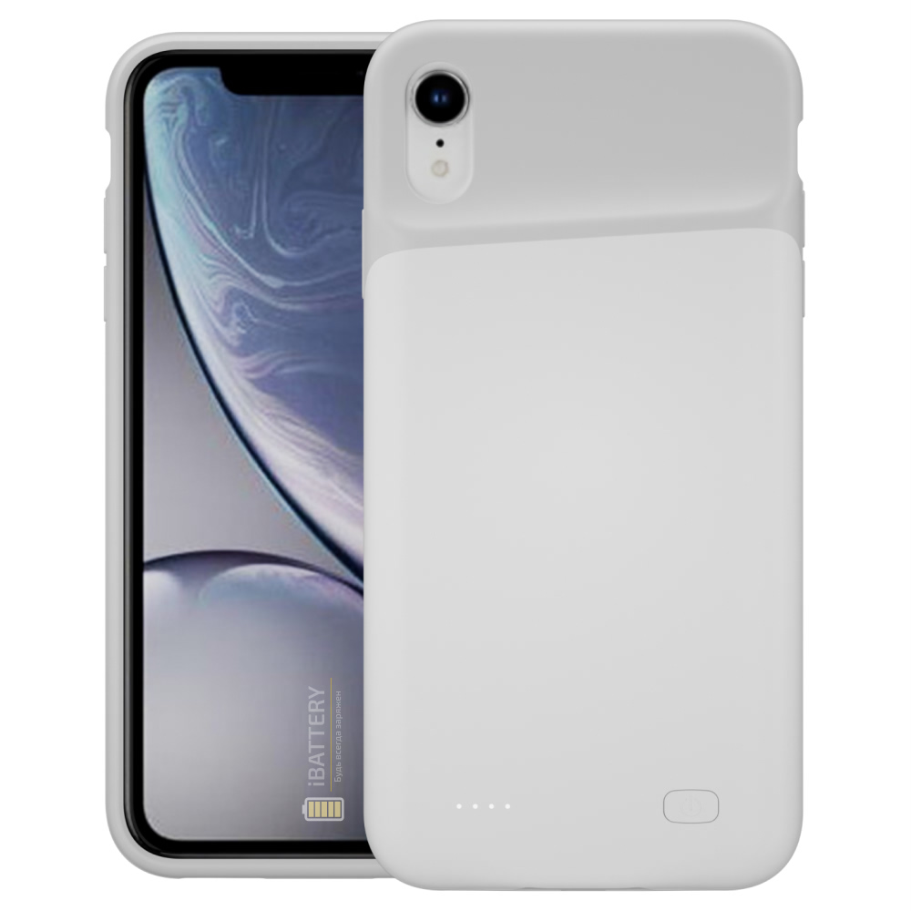 

Power case iBattery для iPhone XR 6000 mAh white