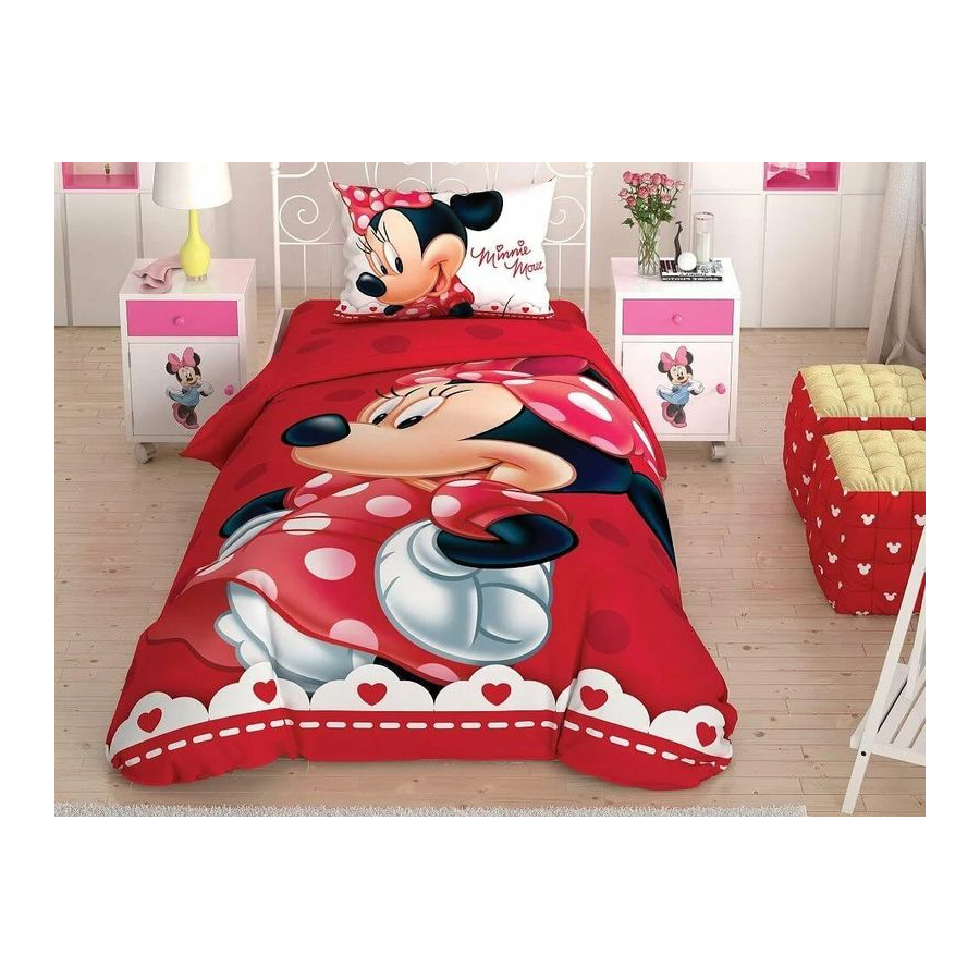 

Постельное белье Tac Disney - Minnie Lovely Glitter 160*220 подростковый