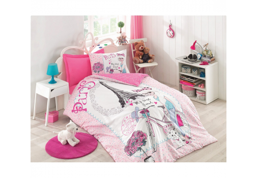 

Постельное бельё Cotton Box Best Friend Pembe Розоый