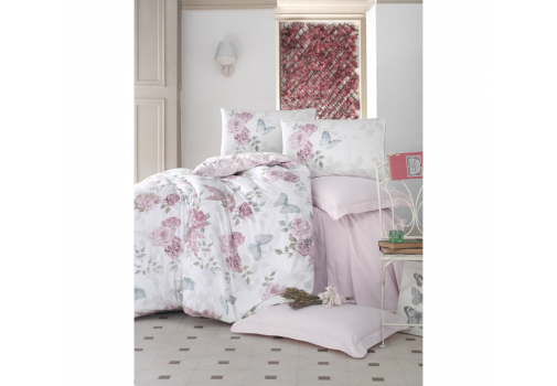 

Постельное белье Cotton Box Rosella Pembe Разноцветный