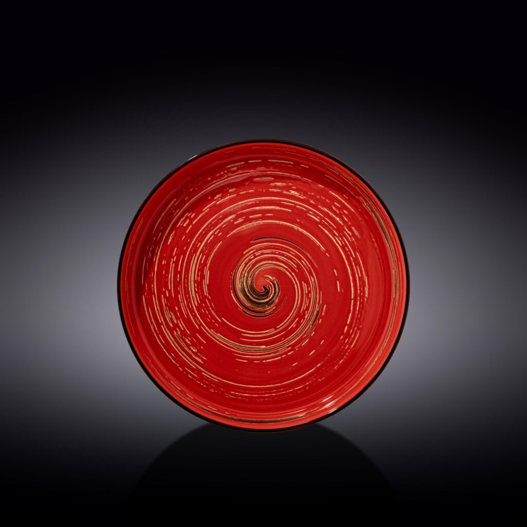 

Тарілка (WLMX-669219) Wilmax Spiral Red 23 см