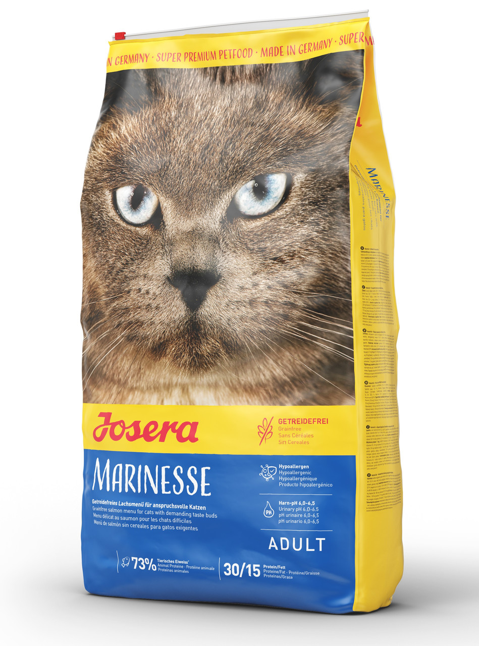 

Сухой гипоаллергенный корм для взрослых кошек Josera Marinesse с лососем 2 кг