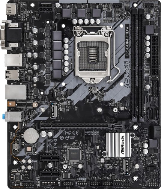 

Материнськая плата ASROCK B560M-HDV (B560M-HDV)