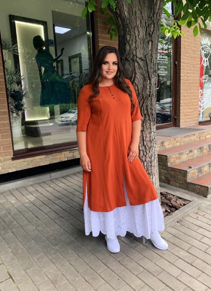 

Плаття Style-Nika Этно  Терракотовый 3056, Плаття Style-Nika Этно 52 Терракотовый 3056