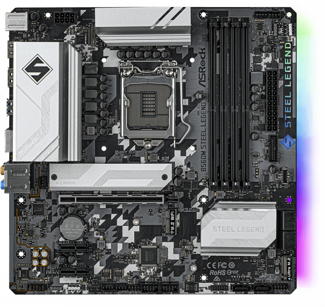 

Материнськая плата ASRock B560M Steel Legend (B560M Steel Legend)