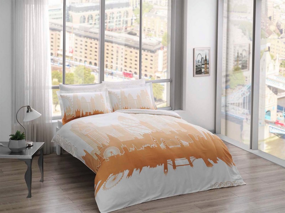 

Комплект постельного белья TAC GLOW SATEN NEV.TK LONDON CK V01-GOLD