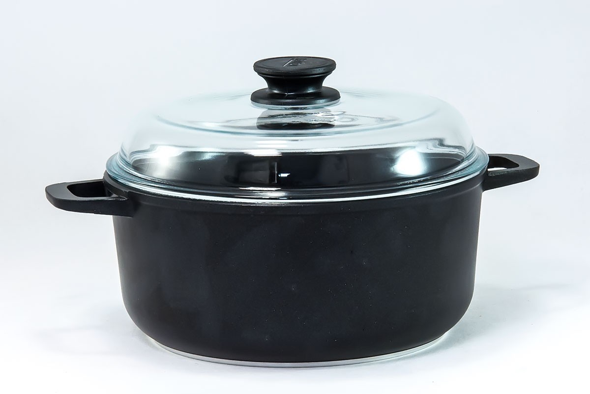 

Кастрюля алюминиевая Биол K401PC 4 л 24 см антипригарная с крышкой утолщенное дно