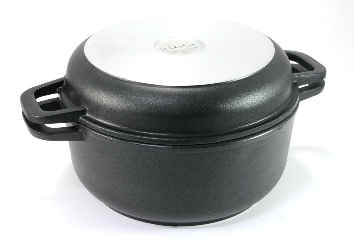 

Кастрюля алюминиевая Биол K202P 2 л 20 см антипригарная с крышкой-сковородой утолщенное дно