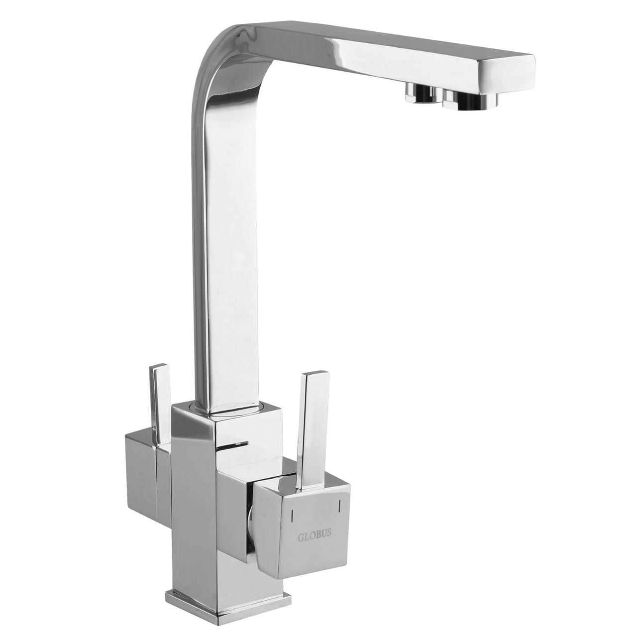 

Смеситель для кухни под осмос GLLR-0111 LAZER Globus Lux Хром (000014966)