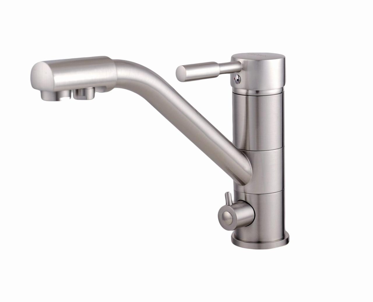 

Смеситель для кухни под осмос GLLR-0555-8-STSTEEL Globus Lux (000010138)