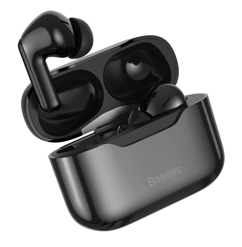 

Наушники вакуумные беспроводные Baseus SIMU ANC TWS S1 Bluetooth в кейсе Черный (NGS1-01)