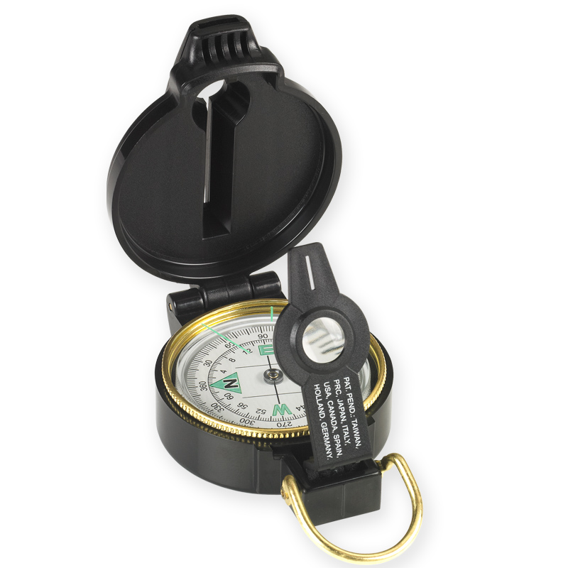 

Линзовый компас со свистком NDUR Lensatic Compass w/Whistle 51540