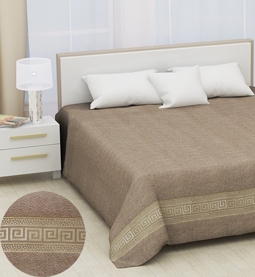 

Простынь махровая Hanibaba Grek beige M013174