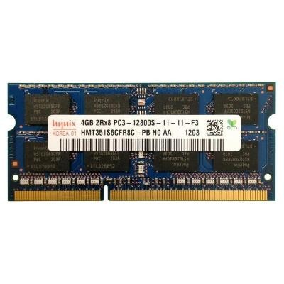 

Модуль памяти для ноутбука SoDIMM DDR3 4GB 1600 MHz Hynix (HMT351S6CFR8C-PB)