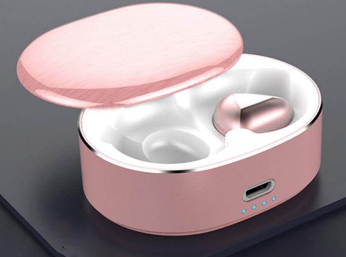 

Наушник Bluetooth беспроводной Alitek T50 TWS Rose Gold Single (88165y)