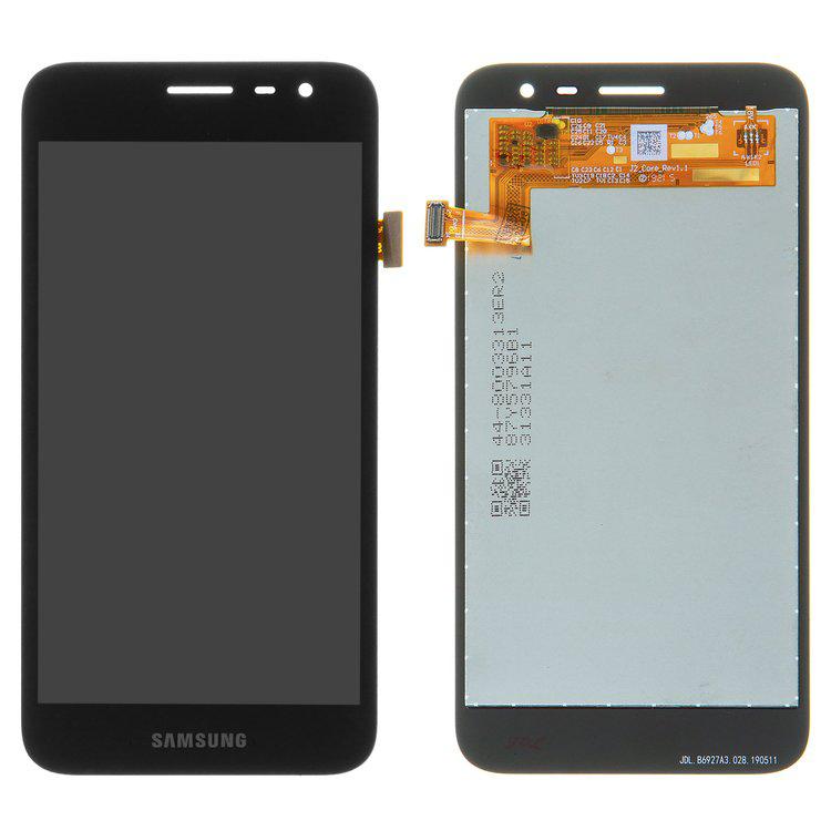 

Дисплей для Samsung J260 Galaxy J2 Core, чорний, із сенсорним екраном, оригінал (переклеєне скло)