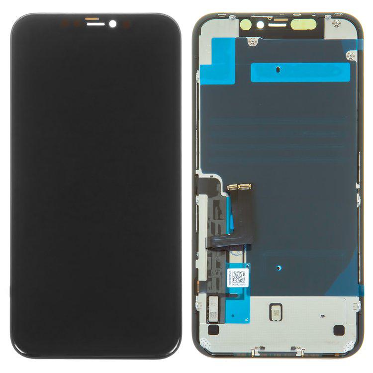 

Дисплей для iPhone 11, чорний, із сенсорним екраном, з рамкою, HC