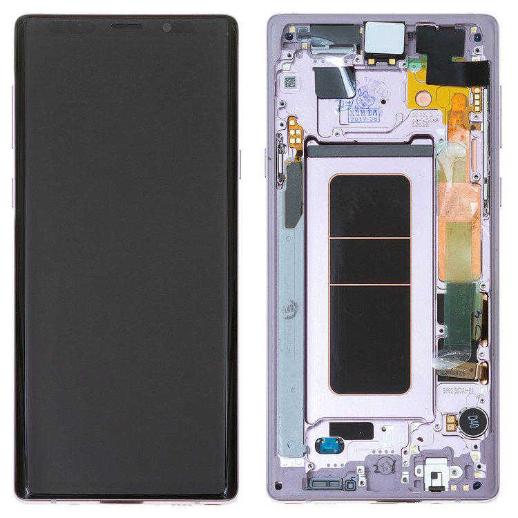 

Дисплей для Samsung N960 Galaxy Note 9, фіолетовий, із сенсорним екраном, з рамкою, Original (PRC), lavender Purple, original glass