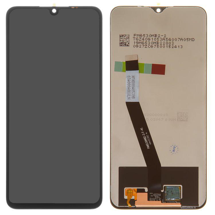 

Дисплей для Xiaomi Redmi 9, чорний, із сенсорним екраном, Original (PRC), M2004J19G, M2004J19C