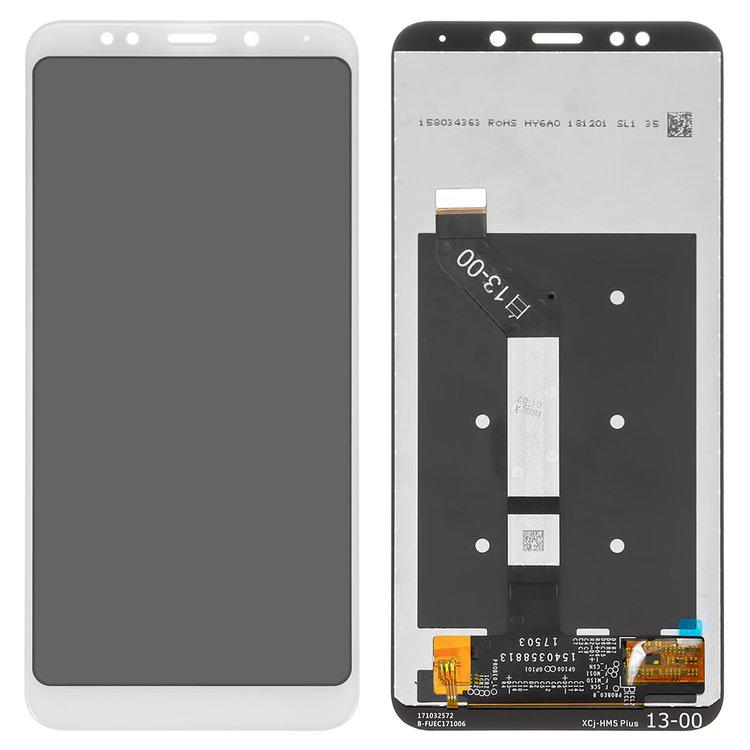 

Дисплей для Xiaomi Redmi 5 Plus, білий, із сенсорним екраном, High Copy