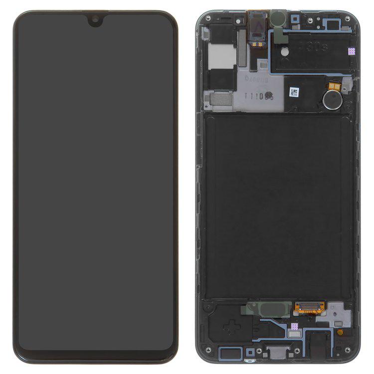 

Дисплей для Samsung A307 Galaxy A30s, чорний, із сенсорним екраном, з рамкою, Original, сервісне опаковання, #GH82-21190A/GH82-21329A/GH82-21385A/GH82-21189A