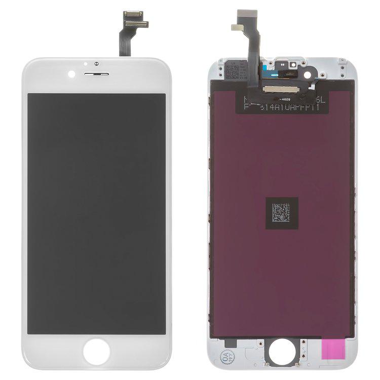 

Дисплей для iPhone 6, білий, із сенсорним екраном, з рамкою, AAA, NCC ESR ColorX