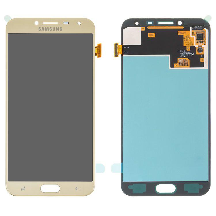 

Дисплей для Samsung J400 Galaxy J4 (2018), золотистий, із сенсорним екраном, оригінал (переклеєне скло)