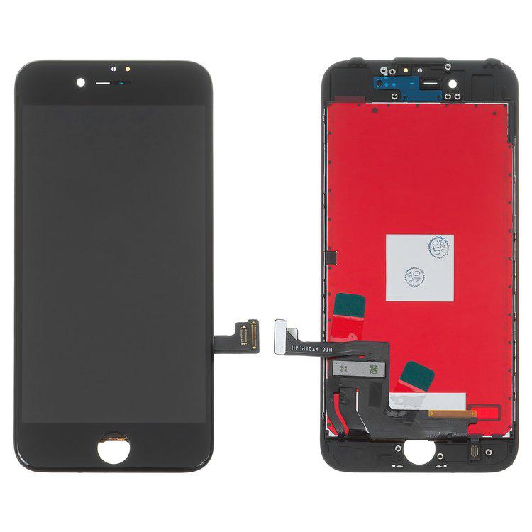 

Дисплей для iPhone 7, чорний, із сенсорним екраном, з рамкою, AAA, Tianma+