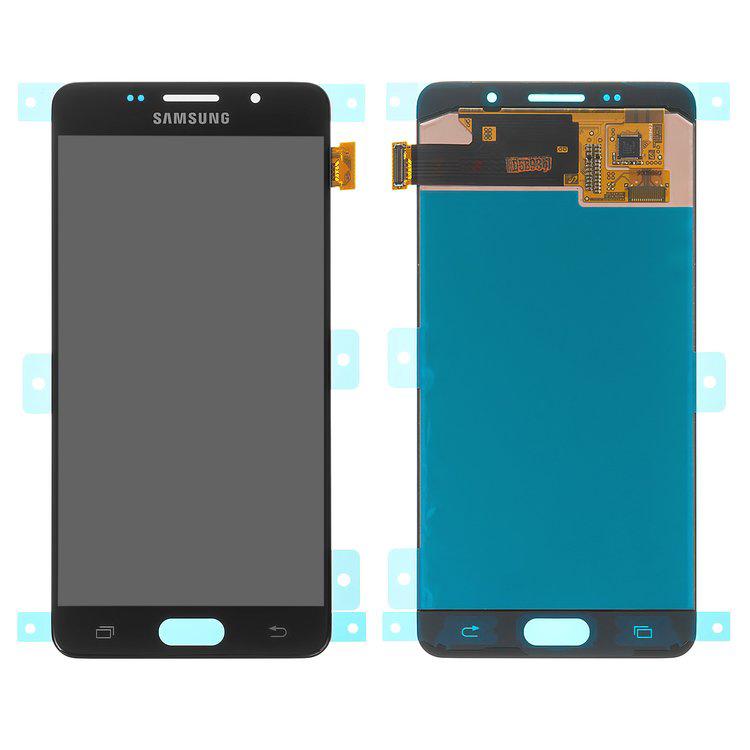 

Дисплей для Samsung A510 Galaxy A5 (2016), чорний, із сенсорним екраном, Original, сервісне опаковання, #GH97-18250B