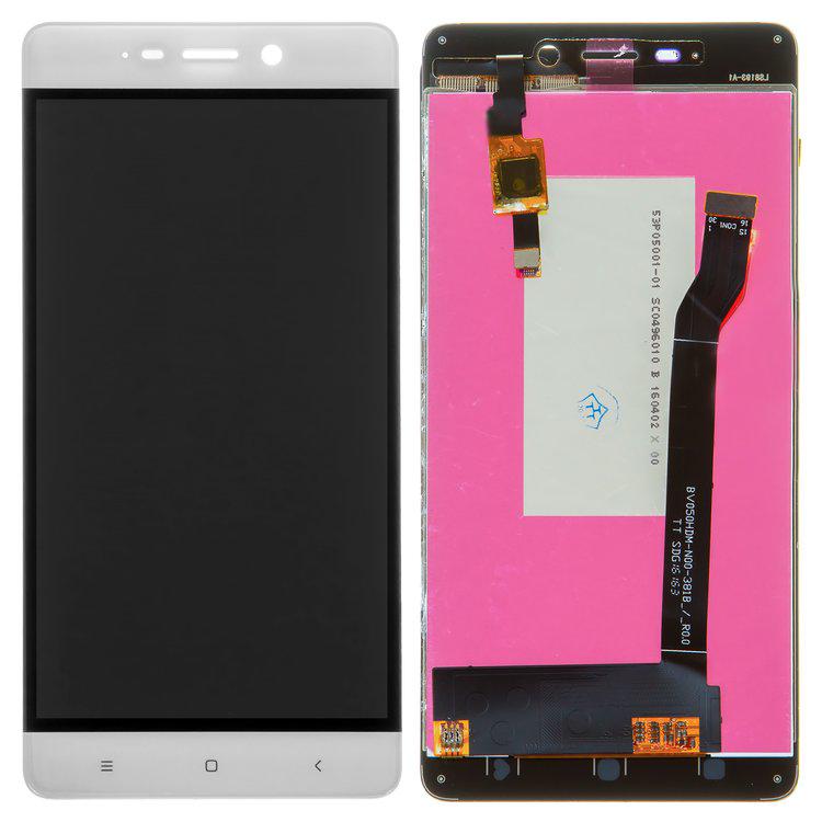 

Дисплей для Xiaomi Redmi 4, білий, із сенсорним екраном, High Copy