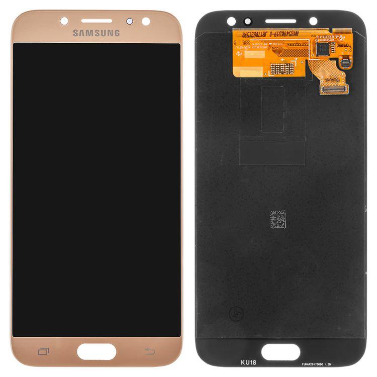 

Дисплей для Samsung J730 Galaxy J7 (2017), золотистий, із сенсорним екраном, Original (PRC), original glass