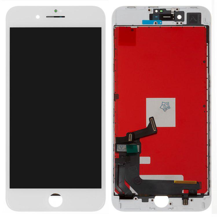 

Дисплей для iPhone 8 Plus, білий, із сенсорним екраном, з рамкою, AAA, Tianma