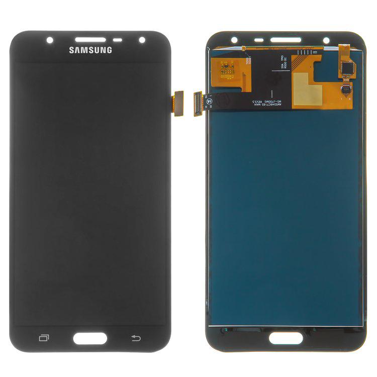 

Дисплей для Samsung J701 Galaxy J7 Neo, чорний, із сенсорним екраном, з регулюванням яскравості, (TFT), Сopy