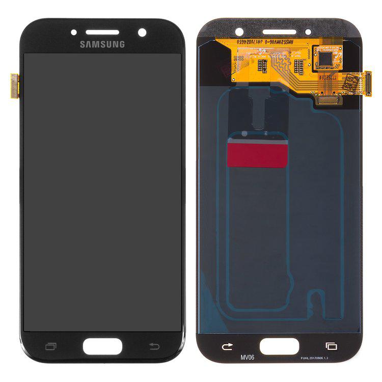 

Дисплей для Samsung A520 Galaxy A5 (2017), чорний, із сенсорним екраном, Original (PRC), original glass