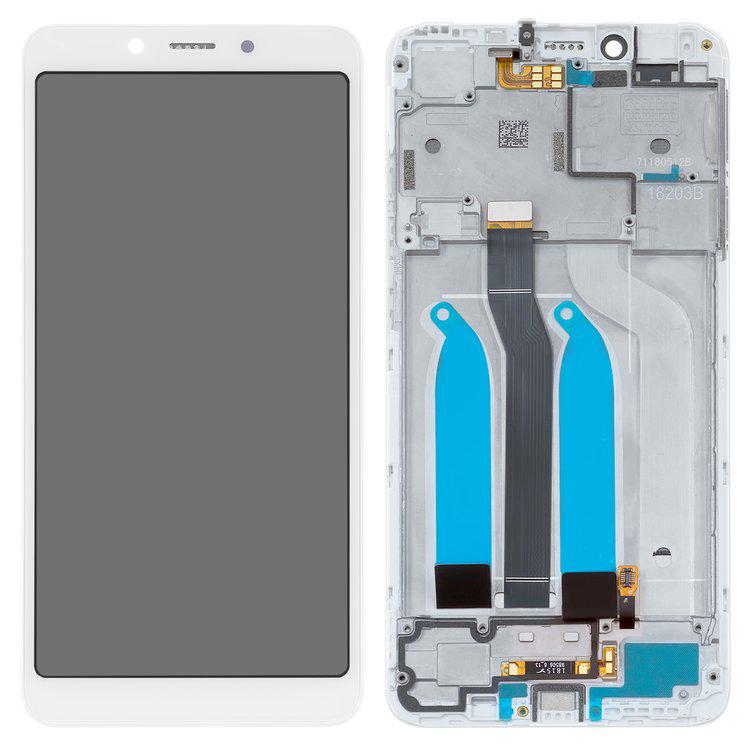 

Дисплей для Xiaomi Redmi 6, Redmi 6A, білий, із сенсорним екраном, з рамкою, Original (PRC), M1804C3DG, M1804C3DH, M1804C3DI, M1804C3CG, M1804C3CH, M1804C3CI