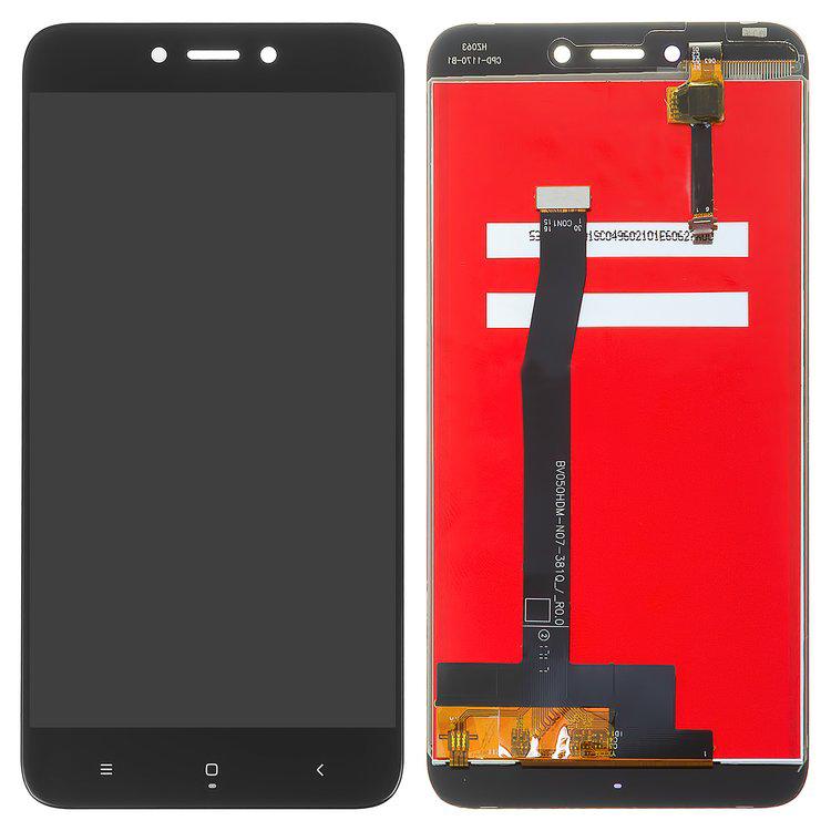 

Дисплей для Xiaomi Redmi 4X, чорний, із сенсорним екраном, High Copy