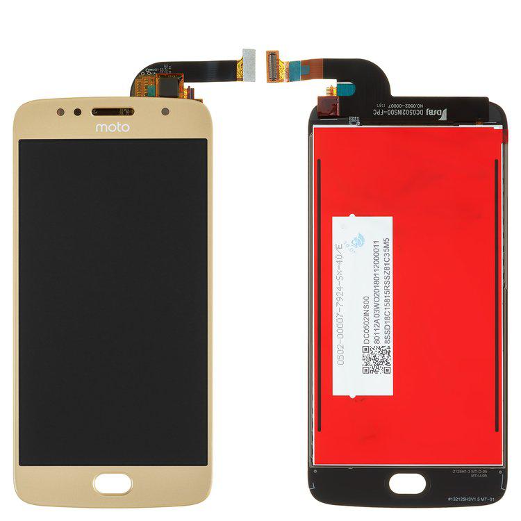 

Дисплей для Motorola XT1794 Moto G5s, золотистий, із сенсорним екраном, Original (PRC)