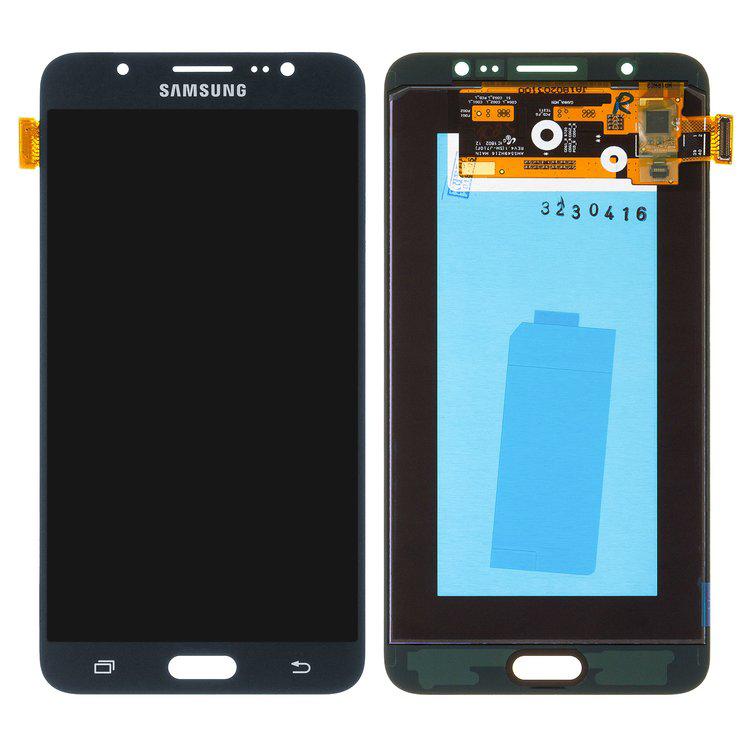 

Дисплей для Samsung J710 Galaxy J7 (2016), чорний, із сенсорним екраном, оригінал (переклеєне скло)