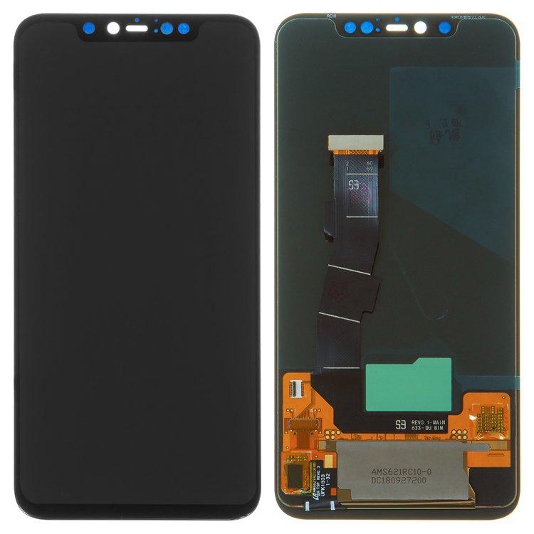 

Дисплей для Xiaomi Mi 8 Pro, чорний, із сенсорним екраном, (OLED), High Copy, M1807E8A