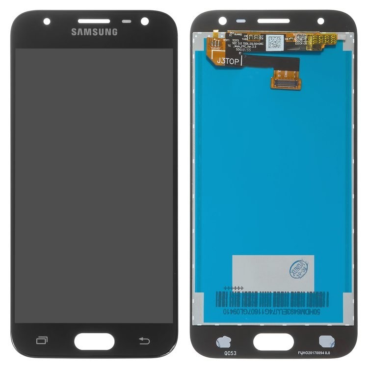 

Дисплей для Samsung J330 Galaxy J3 (2017), чорний, із сенсорним екраном, з регулюванням яскравості, (TFT), Best copy, Сopy