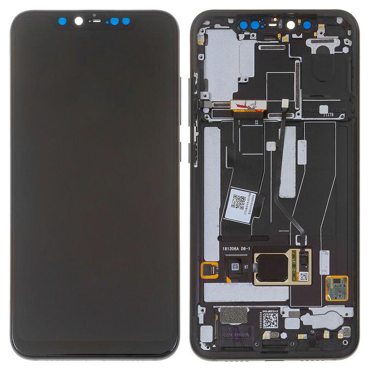 

Дисплей для Xiaomi Mi 8 Pro, чорний, із сенсорним екраном, з рамкою, Original (PRC), M1807E8A