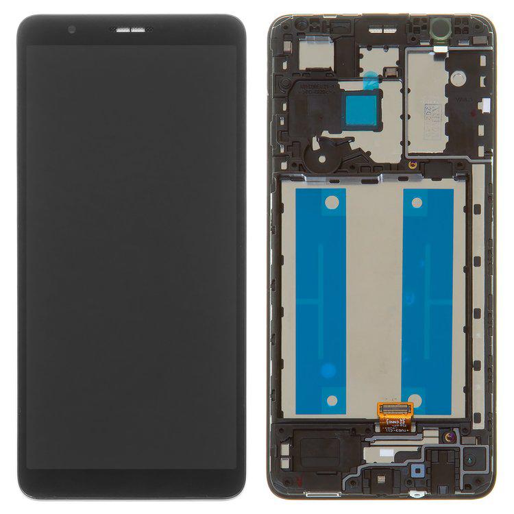 

Дисплей для Samsung A013 Galaxy A01 Core, чорний, із сенсорним екраном, з рамкою, Original, сервісне опаковання, original glass, #GH82-23392A/GH82-23561A